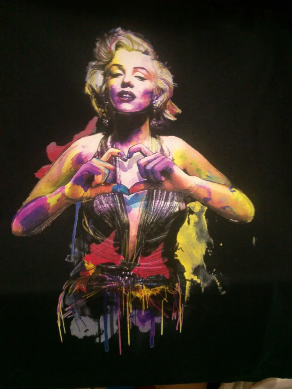 marylin monroe full color sablon